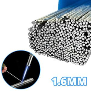 20PCS 저온 쉬운 용융 알루미늄 범용 실버 용접봉 코어 드 와이어 1.6mm 막대 솔더 필요 없음 솔더 파우더 용접 바