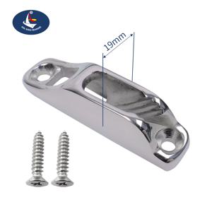 XINXING MARINE 1Pc 316 스테인레스 스틸 70MM 해양 로프 그리퍼 요트 부품 나사가있는 요트 카약 부품