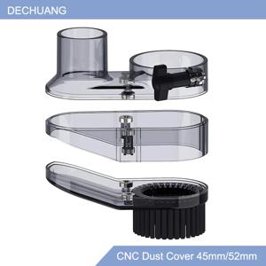 CNC 라우터 용 45mm/52mm 먼지 신발 3018 PRO CNC 기계 용 먼지 커버 브러시 커버 스핀들 모터 목공 도구