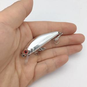 1pcs 5.5cm/6.5g 미니 레이저 하드 미노우 싱킹 미끼 워블러 저크베이트 크랭크 낚시 미끼 후크베이스 페스 카 신선한 바닷물 태클