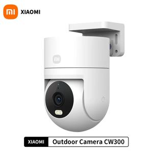 XIAOMI 야외 카메라 CW300 2.5K 풀 컬러 야간 투시경 400만 픽셀 IP66 인간 추적 소리 및 빛 경고 음성 통화