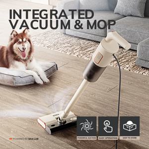 가정용 MIUI 진공 청소기 휴대용 진공 청소기 18kPa 강력한 흡입 5M 와이어 진공 청소기 Mopping Machine 1L 먼지 컵