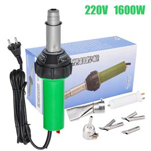 AC220V 1600W 플라스틱 용접 총 기계 전기 뜨거운 공기 총 플라스틱 용접 토치 + 가열 코어 + 플랫 헤드 액세서리