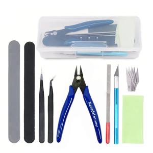 건담 공예에 대 한 9pcs 모델 기본 도구 DIY 모델 자동차 취미 건물 수리 조립 도구 초보자 수제 가위 족집게