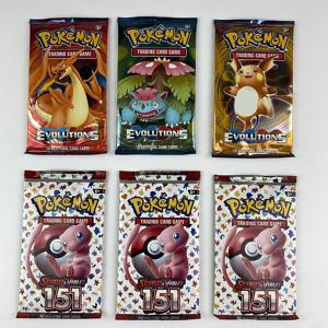 10/20Pcs 영어 포켓몬 TCG: Evolutions Scarlet & Violet 151 클래식 확장 부스터 GX Vmax EX 메가 포켓몬 트레이딩 카드