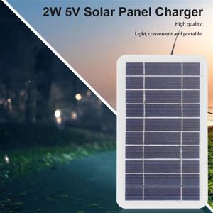 휴대 전화 고속 충전용 야외 미니 태양 전지 패널, 2W, 5V, 157x94mm