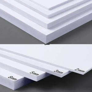 5pcs 300x200mm 화이트/블랙 PVC 폼 보드 DIY 빌딩 모델 재료 수제 모델 만들기 재료 플라스틱 플랫 보드