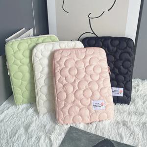 Ipad11 Macbook Air Pro13.3 14 15 16 용 귀여운 꽃 노트북 슬리브 Dell Huawei Samsung 15.6 인치 태블릿 가방 보호용 노트북 가방