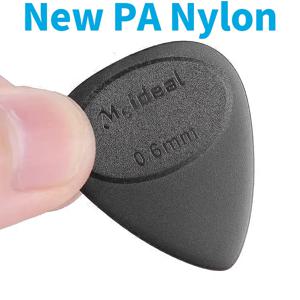 Meideal 기타 픽 미끄럼 방지 매트 - 내구성이 뛰어난 ABS Plectrum 0.46 ~ 1.5mm 두께/일렉트릭 기타 베이스 우쿨렐레 연주용
