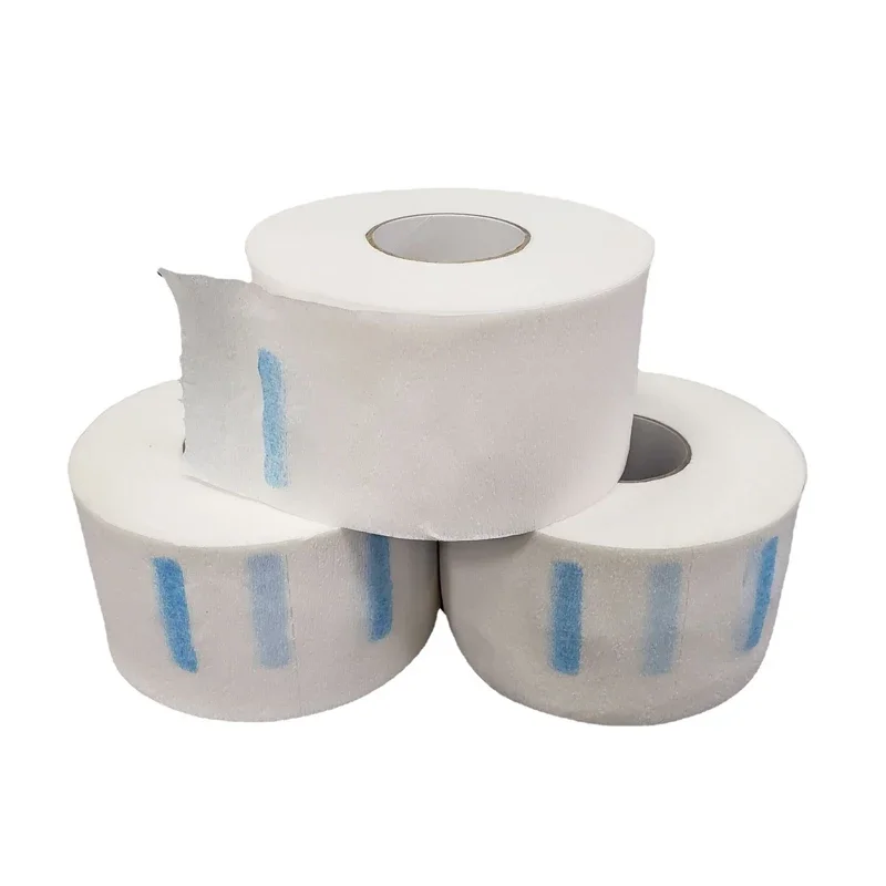5pcs/1pcs 흰색 목 스트립 일회용 헤어 커팅 액세서리 신축성있는 목 종이 조정 가능한 이발사 살롱 미용