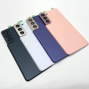 삼성 갤럭시 S21 배터리 뒷면 커버 유리 패널 하우징 케이스 후면 도어 + 카메라 렌즈 교체 S21 G991B G991U G991W 5G