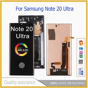 AMOLED 6.7인치 삼성 노트 20 울트라 팬탈 N986B N985F N985 디스플레이 Note20 울트라 5G SM-N986F 터치 스크린 지원 패널
