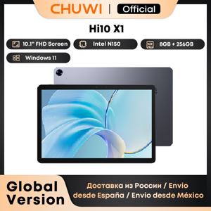 CHUWI 2025 Hi10 X1 2 In 1 태블릿 10.1인치 디스플레이 Intel N150 프로세서 LPDDR5 8GB RAM 256GB SSD Windows 11 태블릿 PC WiFi6