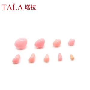4.5mm/6mm/7mm/8mm/9mm/10mm/12mm/15mm/18mm 테디 베어 용 핑크 안전 삼각형 코 DIY 인형 액세서리
