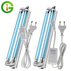 16W/220V 자외선 살균 램프 UVC 살균기는 먼지 진드기 제거기 254nm 가정용 이중 살균 UV 석영 램프를 죽입니다.