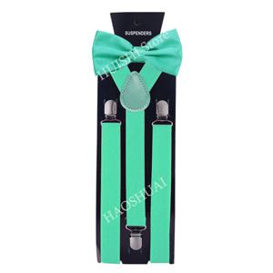 남성용 블랙 남성용 멜빵 2.5cm 여성용 바지, Bowtie 핑크 화이트 45 색상 교정기 결혼식과 조절 가능한 멜빵 포함