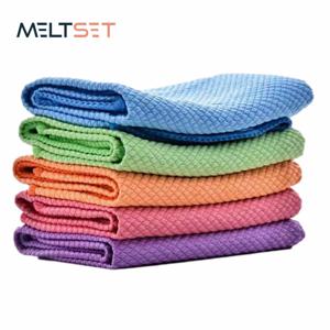 5PCS 마이크로 화이버 세척 접시 천 청소 수건 슈퍼 흡수성 창 유리 청소 천 주방 안티 그리스 닦아 넝마