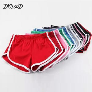 패션 스트레치 허리 캐주얼 반바지 여성 하이 웨스트 블랙 화이트 반바지 하라주쿠 비치 섹시한 짧은 여성 의류