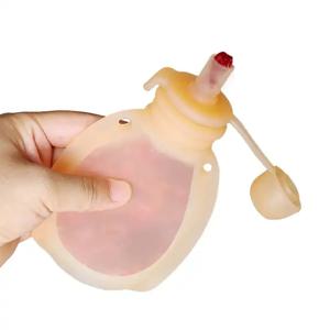 재사용 가능한 실리콘 베이비 푸드 파우치, 식품 등급 BPA 프리 퓨리 주스, 모유 보관 병, 휴대용