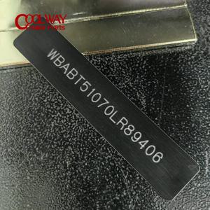 150mm 스탬프 블랙 Aluminu VIN HIN 프레임 번호 일련 날짜 모델 ID 태그 식별 플레이트 선체 보트 차량 트럭 트레일러