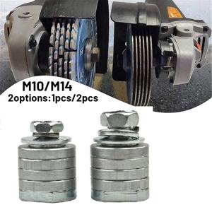 M14 M10 앵글 그라인더 어댑터 그루빙 기계 어댑터 변환 키트 플랜지 금속 잠금 너트 슬롯 125 150 유형