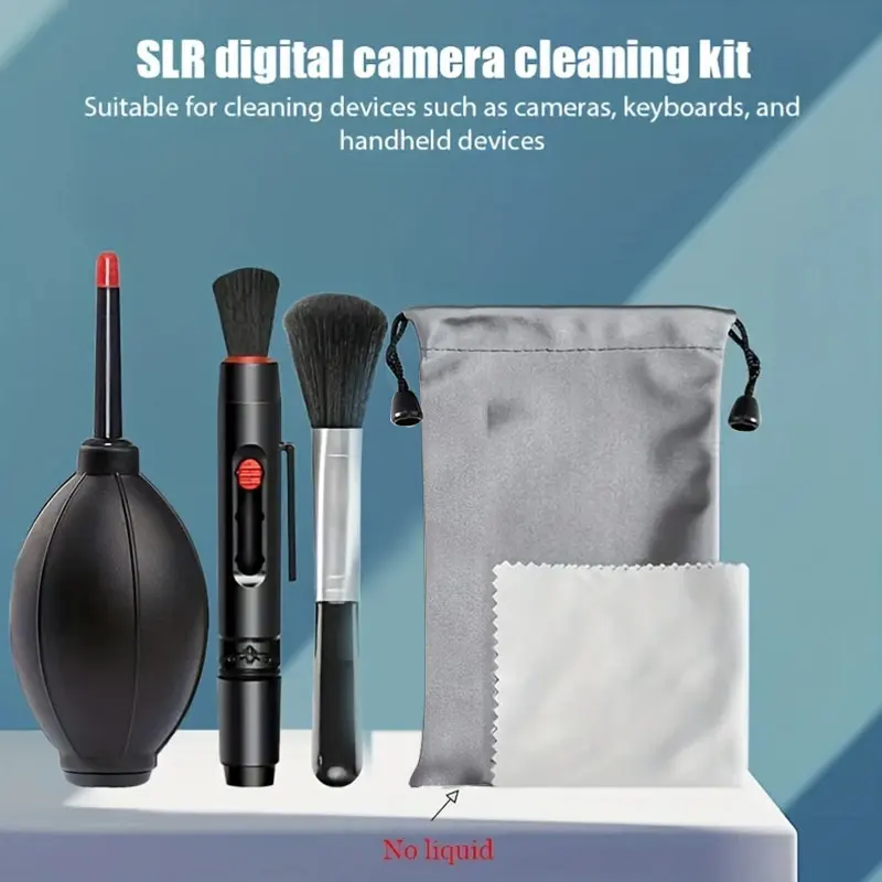 Slr 디지털 미러리스 카메라 청소 세트, 노트북 스크린 키보드 에어 블로잉, 캐논 니콘 렌즈 천 청소 세트에 적합