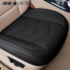 SEAMETAL 럭셔리 카시트 커버 PU 가죽 시트 쿠션 커버 범용 자동 인테리어 시트 보호 패드 매트 사계절