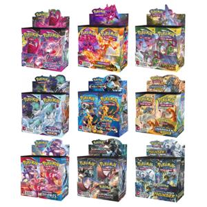 포켓몬 카드 TCG: 324Pcs Evolutions Scarlet Violet 브릴리언트 스타 부스터 박스 포켓몬 카드 36 팩 박스 Collectible Cards Toys