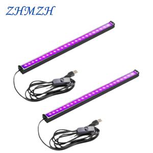 UV 젤 경화 빛 T5 4W LED USB DC5V 380-400nm UVA 어댑터 노트북 지폐 검증 보석 감정 형광 삽화