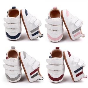 아기 신발 부드러운 PU PVC 고품질 Anti-slip 단독 신생아 유아 Prewalking 운동화 봄과 가을 스타일 2024 새로운 BXC3223