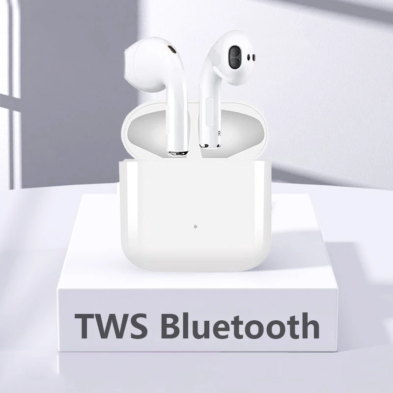 2024 Air Pro 4 TWS 무선 블루투스 이어폰 헤드폰 PC 용 미니 이어폰 헤드셋 Android Apple iPhone 이어 버드 액세서리