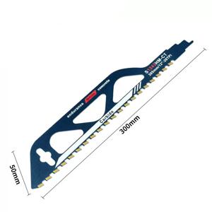 1개 12인치 철거 벽돌 왕복 톱날 - 벽돌, 목재, 금속, PVC 튜브, 다공성 콘크리트 절단용 경질 합금 블레이드