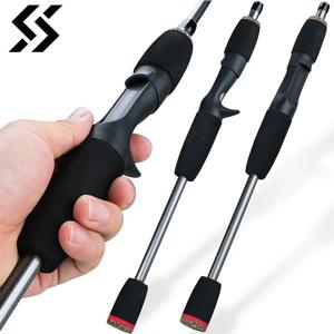 Sougayilang 5 섹션 스피닝 캐스팅 낚싯대 1.7M 여행용 초경량 탄소 섬유 폴란드 민물 낚시 Pesca