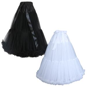 65CM 패션 푹신한 레이어드 Tulle 스커트 푹신한 언더 셔츠 짧은 페티코트 로리타 코스프레 Crinoline 페티코트 댄스 댄스 파티 드레스