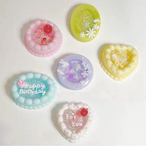 DIY 타원형 심장 라운드 실리콘 에폭시 수지 금형 보관 상자 꽃병 쥬얼리 금형 쥬얼리 액세서리