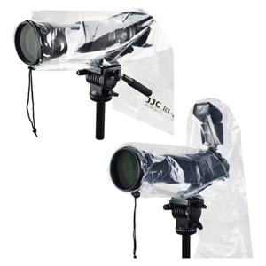 JJC DSLR 카메라 레인 커버 코트 슬리브 보호대 Canon Nikon Fujifilm Sony Olympus Panasonic Pentax 렌즈 또는 플래시 포함