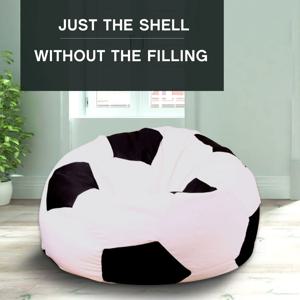 Alevmoom Beanbag 커버 축구 Sitzac Shell Lounger Bean Bag 충전재 없음