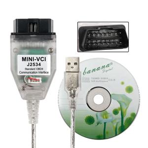 토요타 TIS Techstream V18.00.008 미니 VCI FTDI FT232RL 칩 J2534 OBD2 자동차 진단 케이블 (2023년 2월까지)