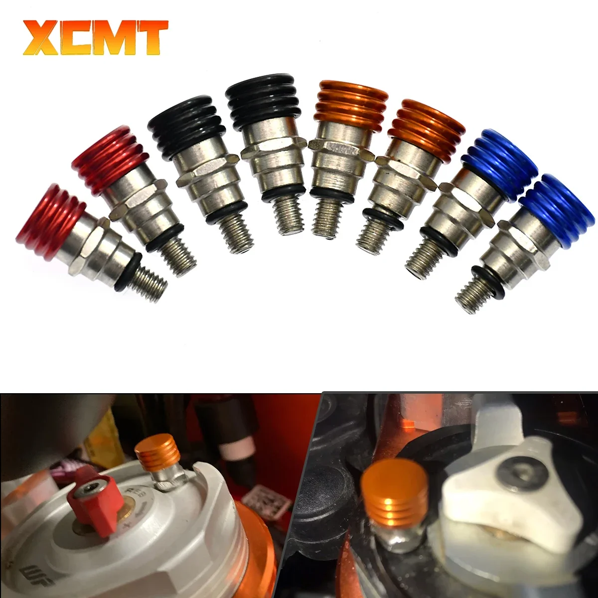 포크 에어 블리더 밸브, KTM 85 125 150 200 250 300 350 450 500 SX XC EXC MXC SMC EXCF XCFW XCW 2005-2019 어드벤처 WP용, M4x0.7