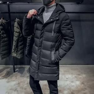 8xl 겨울 롱 파카 남성 패션 클래식 솔리드 컬러 두꺼운 따뜻한 패딩 자켓 남성 야외 스노우 의류 방풍 후드 코트