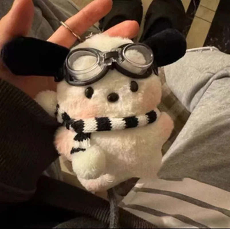 Pochacco 열쇠 고리 Sanrio 귀여운 인형 소녀 Diy 가방 펜던트 Kawaii 방 장식 어린이 베개 커플 선물 귀여운 크리스마스 선물