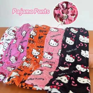 Y2K 헬로 키티 잠옷 바지 Sanrio Anime 여성 잠옷 바지 만화 커플 홈 잠옷 바지 레저 홈 의류