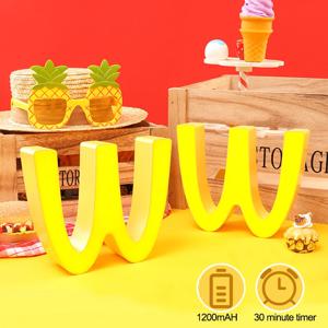 크리 에이 티브 만화 밤 빛 데스크탑 장식 귀여운 침실 머리맡 램프 햄버거 충전 빛 어린이 선물 W & M