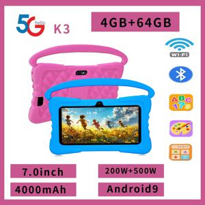 Sauenaneo 새로운 Google 어린이 태블릿 7.0 인치 4GB RAM 64GB ROM 크리스마스 선물 게임 태블릿 4000mAh 미니 PC