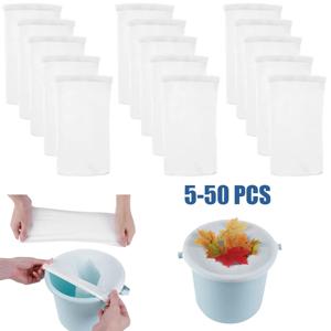 5-50Pcs 풀 스키머 양말 필터 보관 나일론 수영장 필터 양말 바구니 스키머 풀 청소 필터