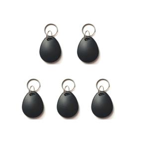 5/10Pcs 블랙 RFID ID 125KHz EM4305 T5577 방수 빈 키 링 태그 복사 쓰기 가능 재기록 가능 Keyfobs 카드 빠른 배송