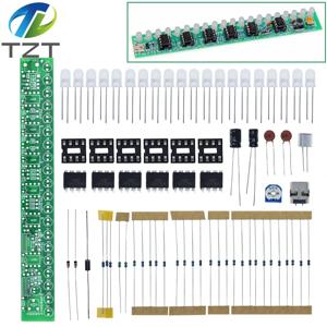 USB 오디오 스펙트럼 램프 키트, LED 자동차 볼륨 레벨 표시기, 음악 오디오 디스플레이 보드, DIY 키트
