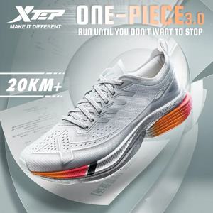 Xtep 원피스 모델 3.0 남성 운동화 2025 봄 편안한 안정성 쿠션 리바운드 레이싱 소프트 스니커즈 875219110030