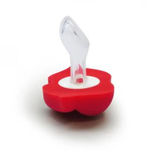아기 젖꼭지 클립 빨간 키스 입술 더미 젖꼭지 재미 있은 실리콘 아기 젖꼭지 Teether 노리개 젖꼭지 어린이 먹이 맞춤