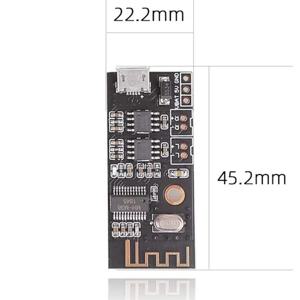 5X 블루투스 증폭기 보드, 5W +5W 출력 전력, DC 3.7V-4.2V/5V 미니 블루투스 스피커 보드-A74Z